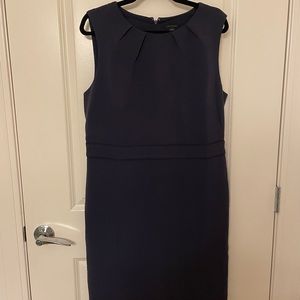 NWT Sz 14 Ann Taylor Navy Work Dress.
